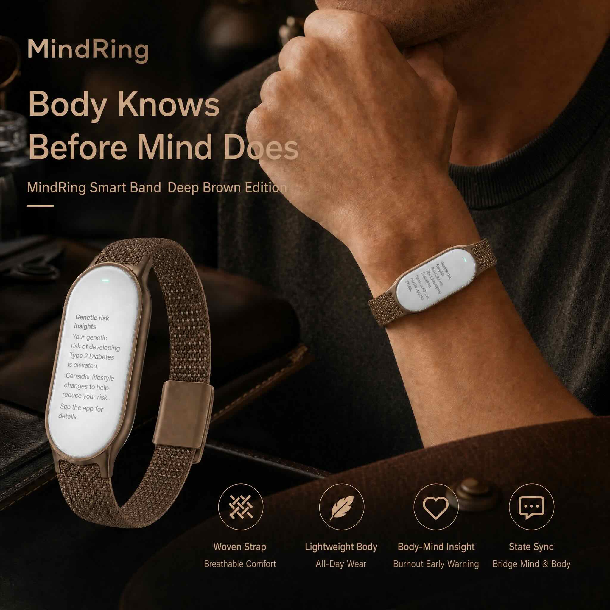 MindRing Smart Band concept render